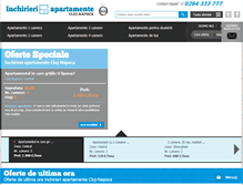 Tablet Screenshot of inchiriere-apartamente-cluj.ro